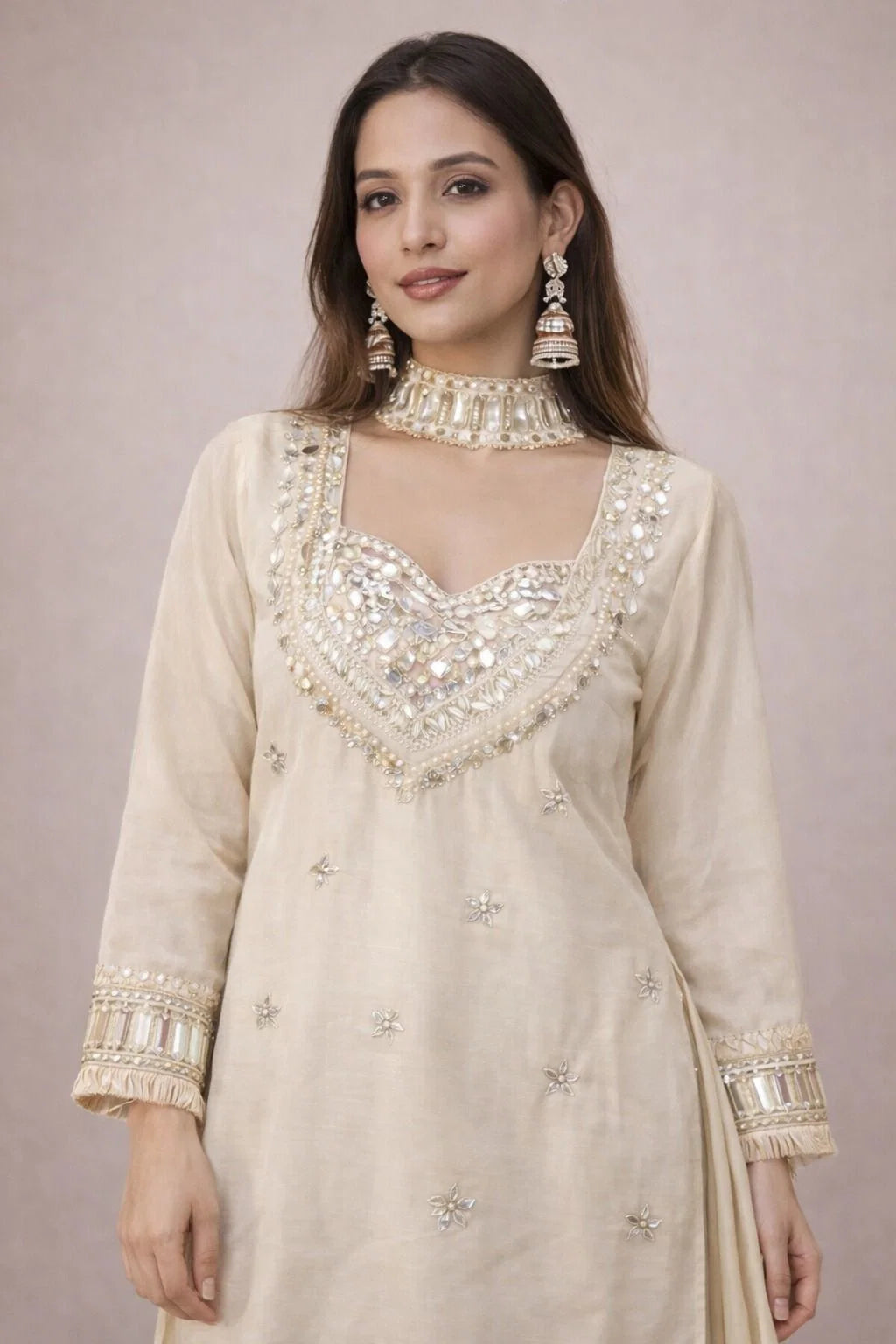 Women traditional silk suit dress party wear ethnic style dresses