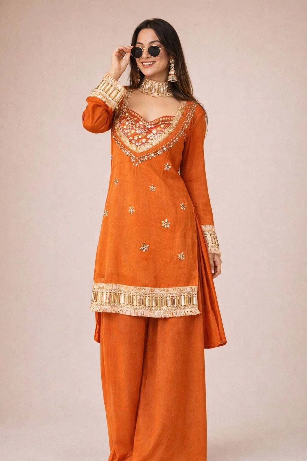 Women traditional silk suit dress party wear ethnic style dresses