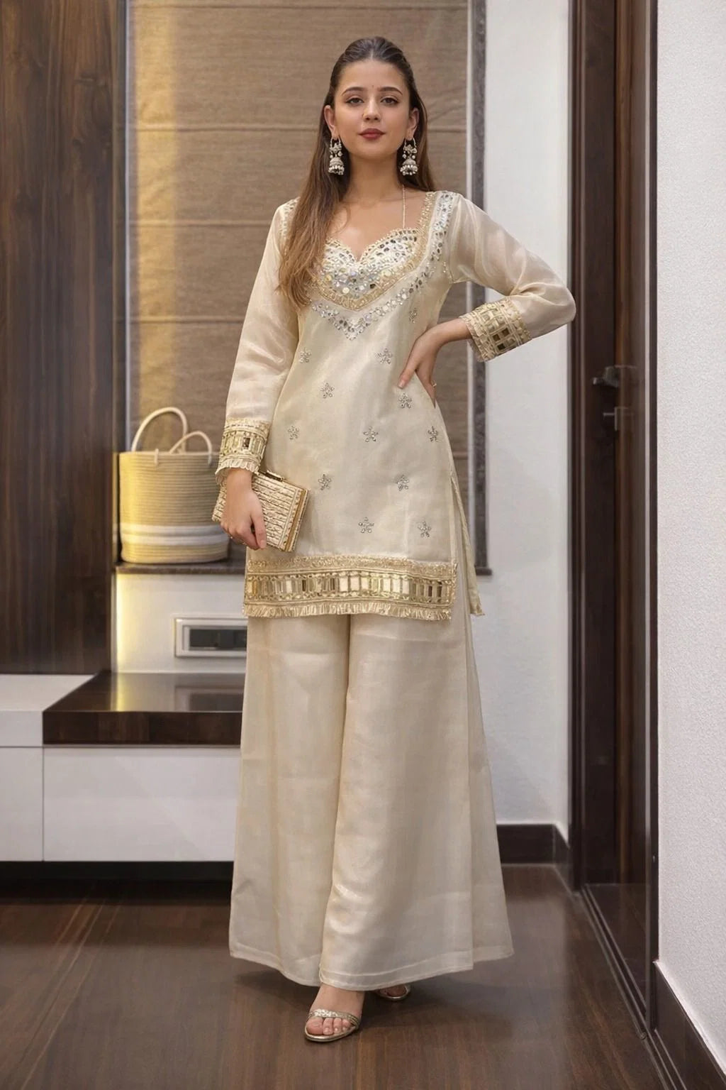 Women traditional silk suit dress party wear ethnic style dresses